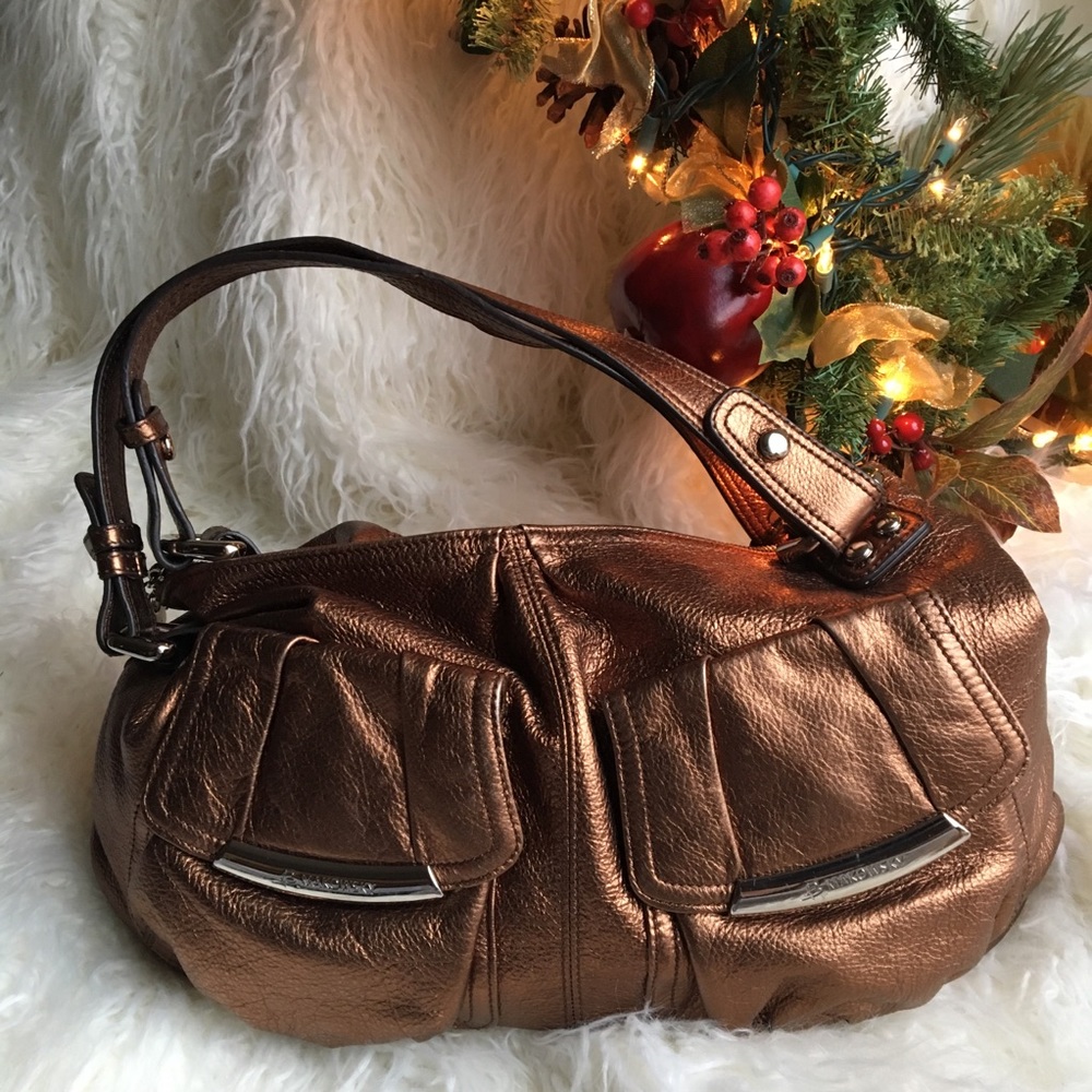 Bronze B Makowsky shoulder bag
